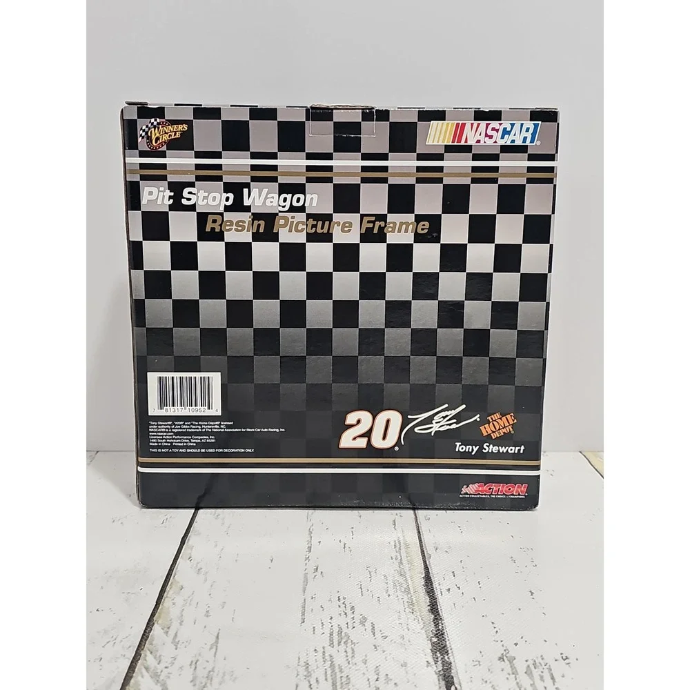 VTG Winner 's Circle The Home Depot #20 Tony Stewart Nascar Orange Picture Frame